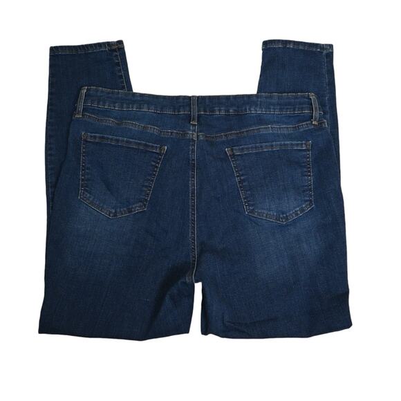 NYDJ Womens 14 Dark Wash Skinny Ankle Jeans Lift X Tuck Technology - Picture 5 of 12